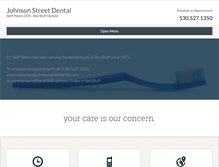 Tablet Screenshot of johnsonstreetdental.com